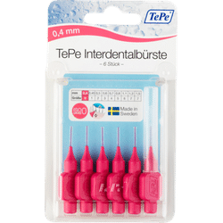 TEPE Interdentalbürste 0,4mm pink 6 St