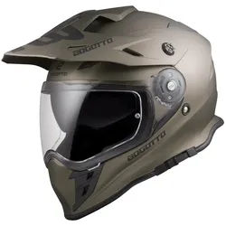 Bogotto V331 Enduro Helm, braun, Größe XS für Männer