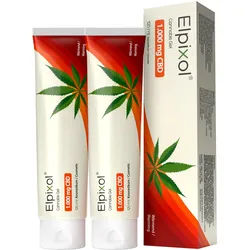 Elpixol® Cannabis Gel mit 1.000 mg CBD – Wärmesalbe 2x120 ml