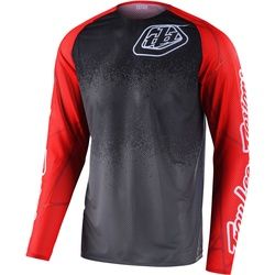 Troy Lee Designs SE Pro Air Webstar Motocross Jersey, schwarz-rot, Größe XL