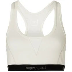 super natural Funktionsunterwäsche Sport-Bra Tundra 220 Semplice (angenehmer Tragekomfort) weiss Damen