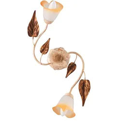 Deckenleuchte Vanda Weiß/Beige max. 6 Watt Deckenlampe