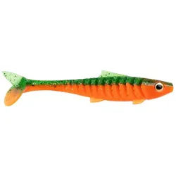 Zeck Fishing Kunstköder, Zeck UBS Baby Rippler 14cm Green Fire Gummifisch 14 cm