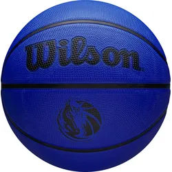 Basketball WILSON "NBA TEAM TRIBUTE SOLID BSKT DALLAS" Gr. 5, blau, Bälle, 5, Gummi