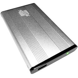 Externes USB 3.0 Gehäuse aus Aluminium für 2,5 Zoll Festplatten SATA HDD und SSD, HipDisk, 5er Pack