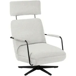 Koinor Sessel , Weiß , Textil , 71x103x91 cm , Fußauswahl, Lederauswahl, Stoffauswahl, Sitzfläche 360° drehbar , Wohnzimmer, Sessel, Sonstige Sessel