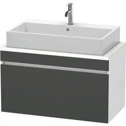 Duravit DuraStyle Konsolenwaschtischunterbau wandhängend Graphit & Weiß Matt 900x478x512 mm - DS5303 DS530304918