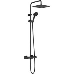 hansgrohe Vernis Shape Duschsystem 240 1 Strahlart mit Thermostat 26427670, Badarmaturen, mattschwarz