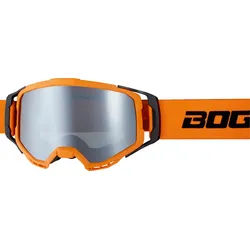 Bogotto B-1 Motocross Brille, schwarz-orange für Männer
