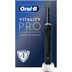 Oral-B Elektrische Zahnbürste Vitality Pro, Aufsteckbürsten: 1 St., 3 Putzmodi schwarz