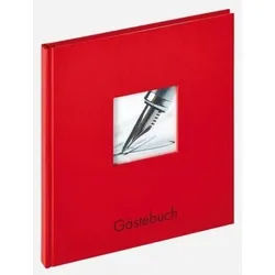 Walther Fotoalbum GB-205-R Fun Gästebuch 23x25 cm rot