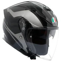 AGV K5 Jet Evo Tuna Jethelm, schwarz-grün, Größe XL für Männer