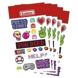 Grupo Erik Sticker Gamer Sticker Pack in verschiedenen Designs im 5er Set bunt