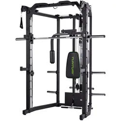 Xxxl Kraftstation , Schwarz , Holz, Metall, Kunststoff , 184x209x190 cm , Freizeit & Co, Sport & Fitness, Krafttraining