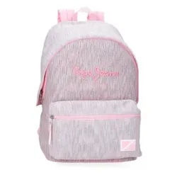 Pepe Jeans für Mädchen. 68723D1 Miri 42 cm Rucksack anpassbar an Trolley rosa (OSFA), Lässig, Polyester, Kinderbekleidung