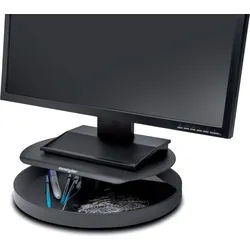 Kensington SPIN2 MONITOR STAND BLACK, Monitor Erhöhung, Schwarz