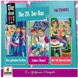 United Soft Media Hörspiel Die drei !!!: Die 20. 3er Box (Folgen 59, 60, 61) (drei...