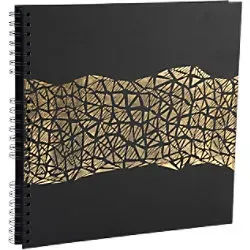 Exacompta Aramy Spiralfotoalbum Hardback Papier 33 x 35 x 3,3 cm Schwarz