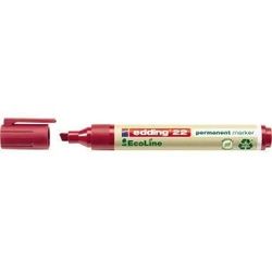 edding Permanentmarker 22 EcoLine 4-22002 1-5mm Keilspitze rot