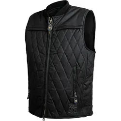 John Doe Lowride Wax Weste, schwarz, Größe 4XL für Männer