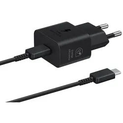 25W USB-C GaN Power Adapter (Incl. cable) - Black