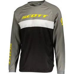 Scott 350 Evo Swap Motocross Jersey, schwarz-grau-gelb, Größe XL für Männer