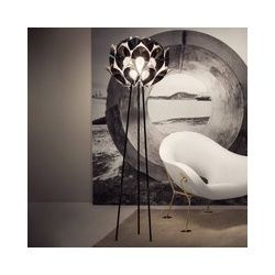 Slamp Flora - Designer-Stehlampe, silber