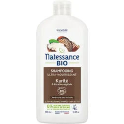 Natessance Ultra-Nährende Shampoo Bio-Sheabutter und pflanzliches Keratin