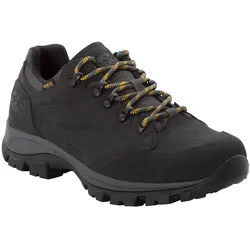 Jack Wolfskin Wanderschuhe Rebellion Texapore Low (Trekking, Nubukleder, wasserdicht) phantomgrau Herren