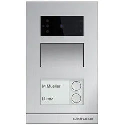 Mini-Außenstation Video 2-fach für Busch-Welcome® IP (Edelstahl)