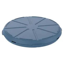 Pizzabox To Go, 100% recycelbar, Wiederverwendbare Menübox für einen sicheren Transport, 1 Stück, Farbe: blau