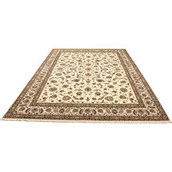 morgenland Orientteppich »Perser - Täbriz - Royal - 357 x 247 cm - beige«, rechteckig, Wohnzimmer, Handgeknüpft, Einzelstück mit Zertifikat morgenland Beige B/L: 247 cm x 357 cm