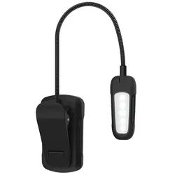 ANSMANN LED-Klemmleuchte, 1600-0531, wiederaufladbar, schwarz