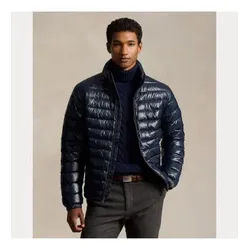 Polo Ralph Lauren für Herren. 710938678001 Stewart Daunenmantel navy (L), Lässig, Nachhaltig, Recyceltes Nylon, Marine