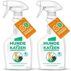 Silberkraft Hunde & Katzenabwehrspray Spray 2x500 ml