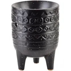 Mondex Duftlampe Basic Schwarz 9/9/13 cm Keramik , 13 cm , Dekoration, Kerzen & Kerzenhalter, Duftkerzen