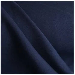 maDDma Stoff Burlington-Stoff ab 1m x 150cm breit Polyesterstoff Allroundstoff, marineblau blau