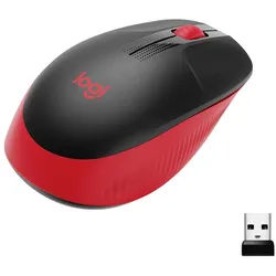 Logitech Logitech M190 Maus Funk Optisch Rot 3 Tasten 1000 dpi Mäuse rot