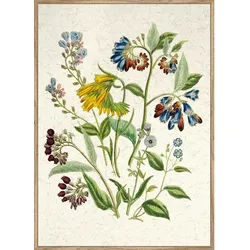 Monee Kunstdruck , Multicolor , Papier, Holzwerkstoff , rechteckig , 51.2x71.2 cm , Made in Europe , einfache und schnelle Anbringung, gerahmt, pflegefrei – nicht gießen oder besprühen , Bilder & Rahmen, Bilder, Sonstige Wandbilder