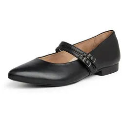 Les ballerines en cuir veau verni Paul Green noir
