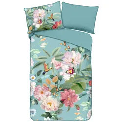 Xxxl Wendebettwäsche , Multicolor , Textil , Blume , 140x200 cm , Oeko-Tex® Standard 100 , atmungsaktiv, bio , Heimtextilien, Bettwäsche & Leintücher, Bettwäsche, Wendebettwäsche