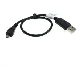 Datenkabel USB- / Micro-USB-Anschluss, 0.3 m Länge, für HTC, Huawei, LG, Nokia, Samsung, Sony