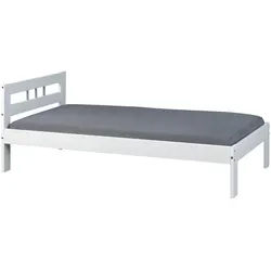 Mid.you Bett , Weiß , Holz , Kiefer , massiv , 90x200 cm , Schlafzimmer, Komplette Schlafzimmer und Serien, Schlafzimmerserien