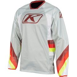 Klim Mojave 2023 Motocross Jersey, grau-rot, Größe XL für Männer