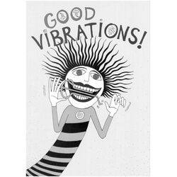 Maultrommel Postkarte Good Vibrations