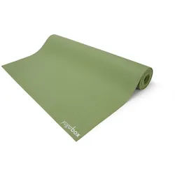 yogabox Sportmatte Studio Yogamatte Premium - in Deutschland hergestellt (1-St), extrem rutschfest grün 200 x 60 x 0,3 cm | 60 cm x 200 cm x 0.3 cm