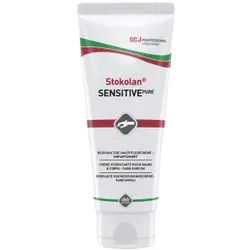 Stokolan® SENSITIVE PURE Hautpflegecreme, Regenerierende Creme, parfümfrei, 100 ml - Tube