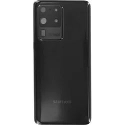 Samsung Galaxy S20 Ultra G988F Back Cover schwarz (Samsung S20 Ultra), Mobilgerät Ersatzteile, Schwarz