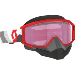 Scott Primal Camo Weiß/Rote Ski Brille, weiss-rot für Männer