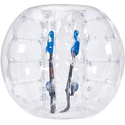 VEVOR Aufblasbarer Bump Ball Bumper Stoßball 1 Stk. 1,2 m x 1,03 m, Menschlicher Kollisionsball, PVC-Körperblasen-Bounce-Ball für Outdoor-Aktivitäten, Transparente Punkte Aufblasbarer Bumper Ball